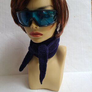 Neck scarf Sophie scarf, small scarf, spring/autumn scarf Knitted Handmade Scarf